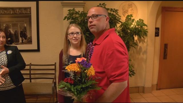 Exclusive Olive Garden Server Meets The Man Who Saved Her Life
