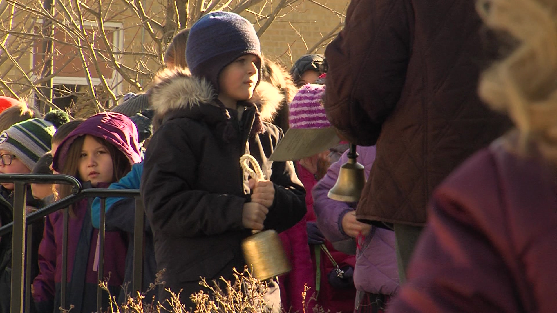 School children ring bells to celebrate 175th anniversary of Milwaukee ...
